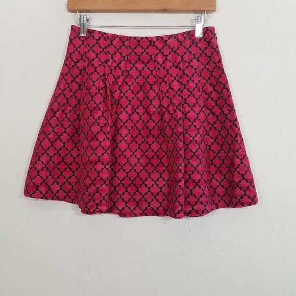 Banana Republic Skirt Red/Black Size 2 - Picture 1 of 5